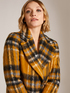 Long chequered coat image number 4