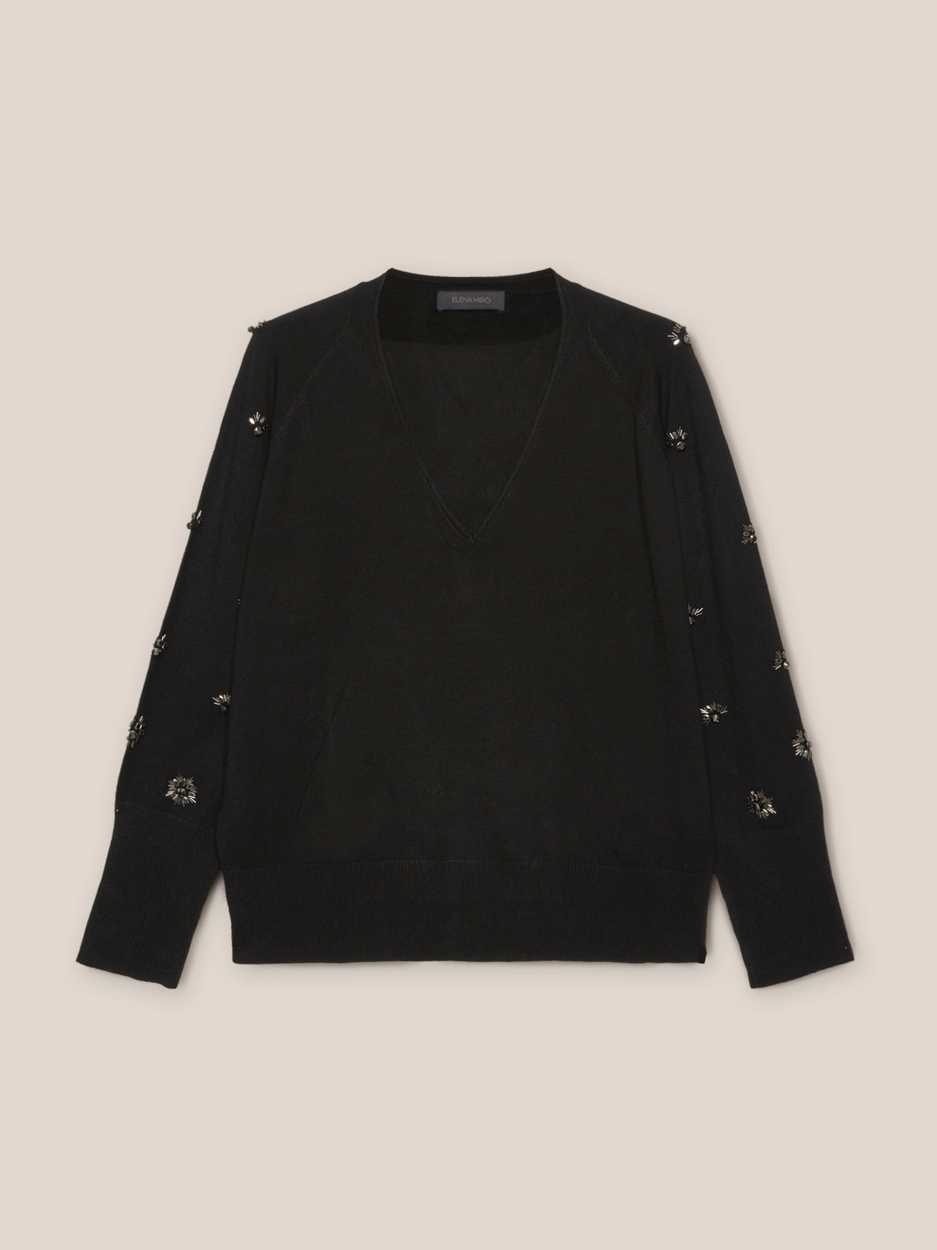 Maglia con ricamo sulle maniche image number 4