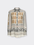 Camisa de viscosa estampada image number 4