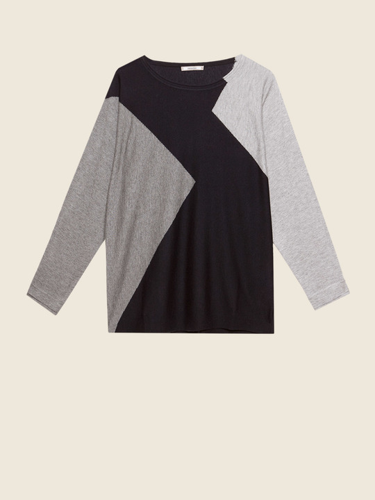 Elenamiro&nbsp;: Chandail avec incrustations Bleu_1