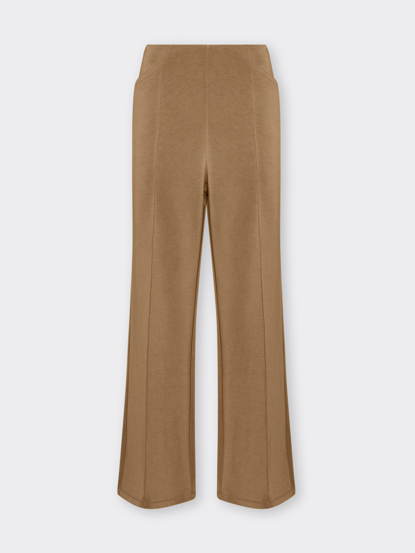 Pantalon palazzo en scuba image number 4