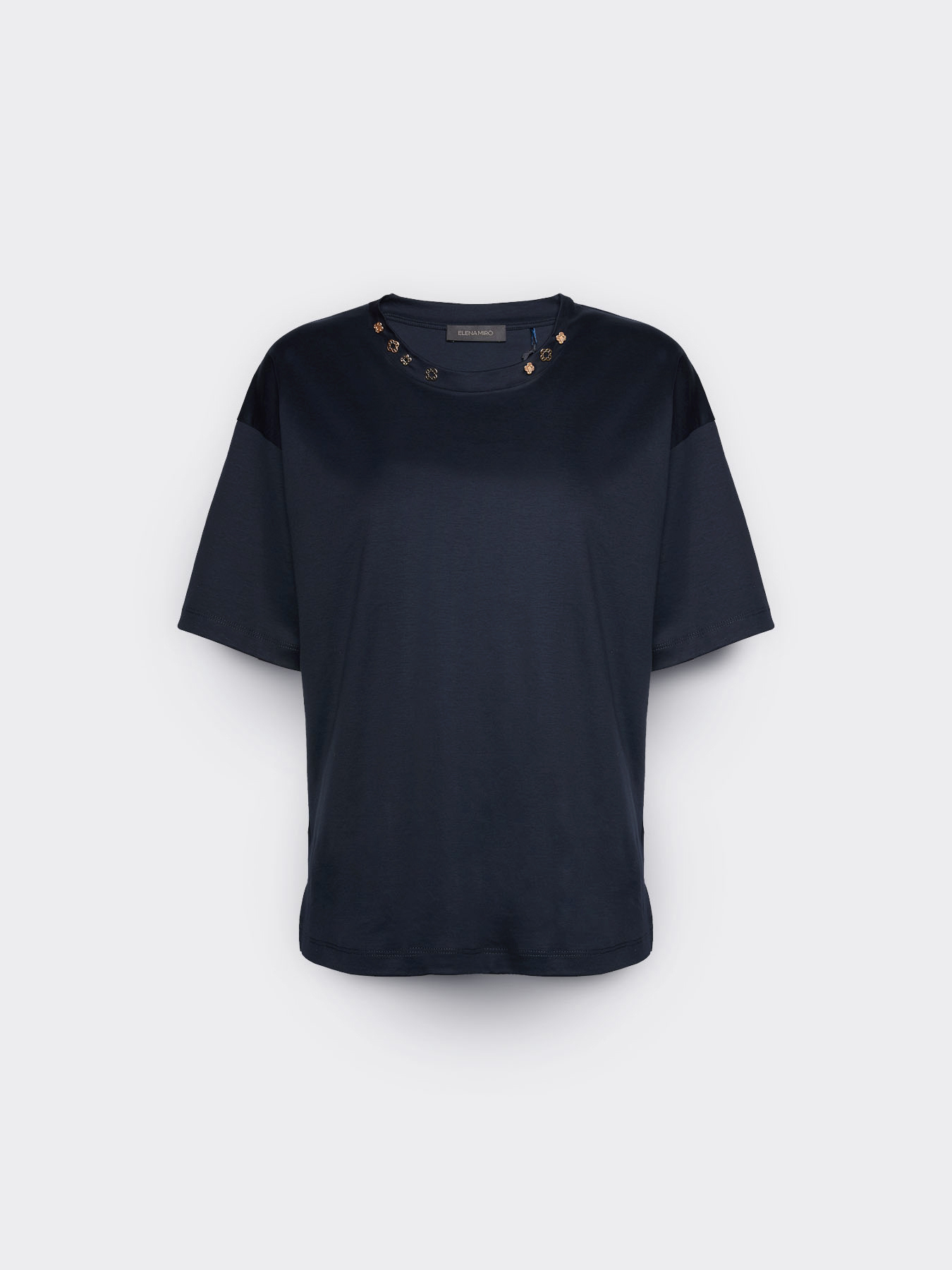 T-Shirt mit Monogramm-Applikationen image number 4