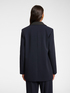 Blazer in crêpe fabric image number 1