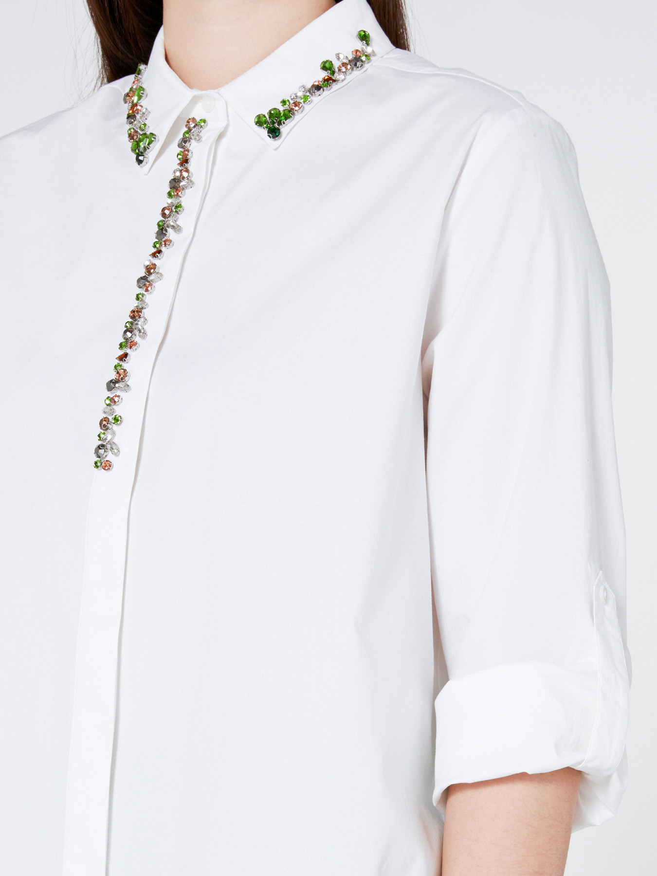 Camicia con ricamo image number 3