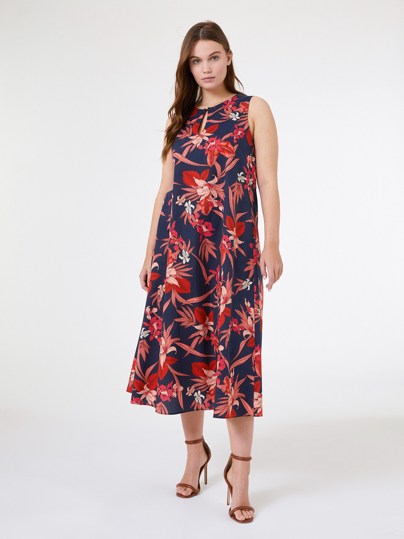 Abito in cotone stampato image number 0