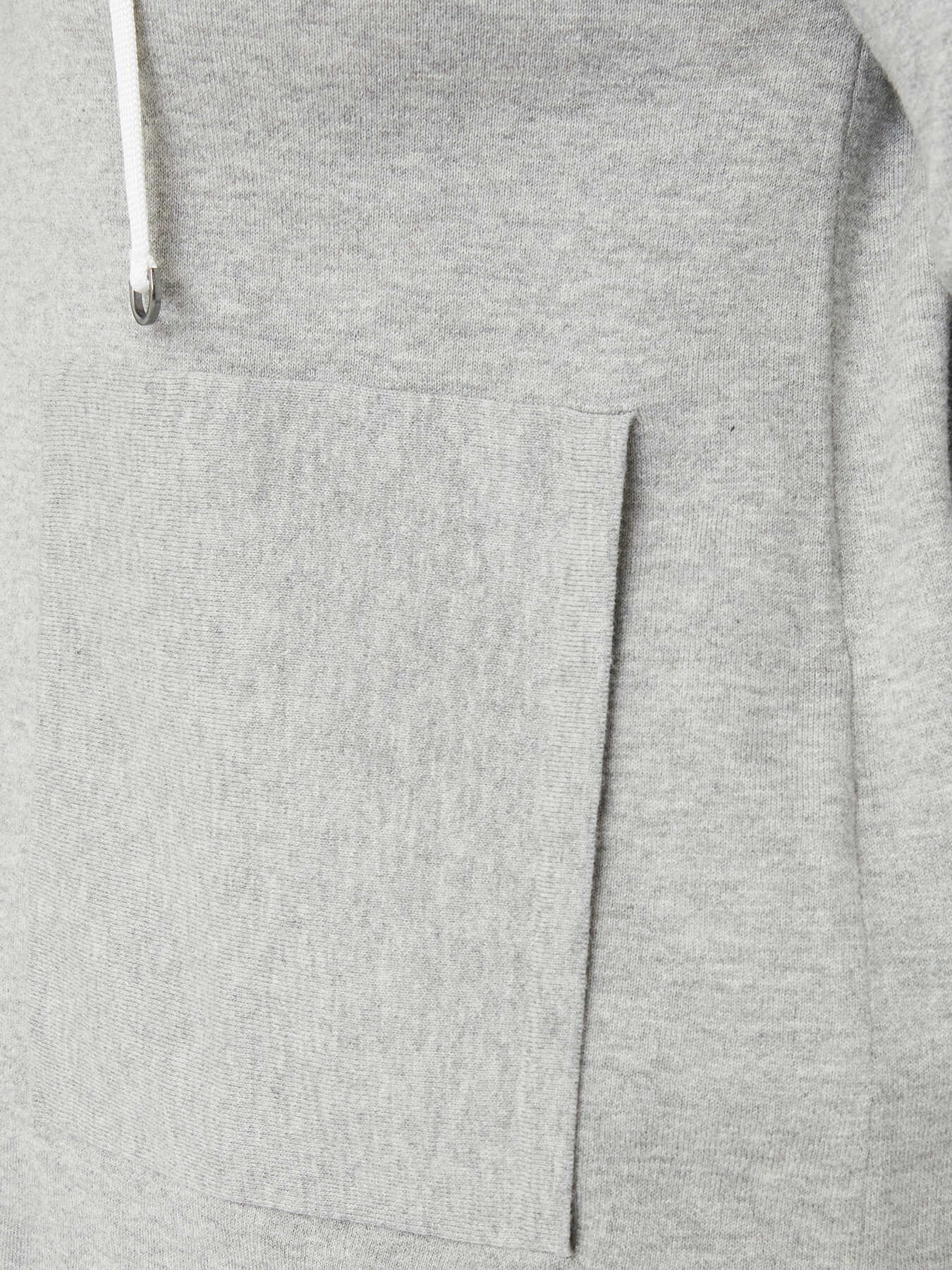 Cardigan con cappuccio effetto felpa image number 4