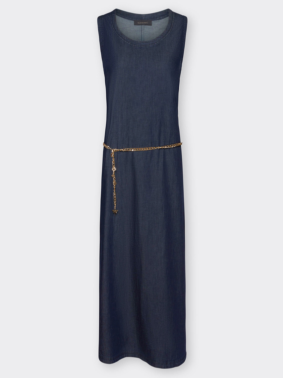 Abito in Chambray senza maniche