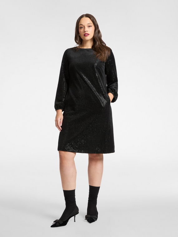 Laminiertes Chenillekleid