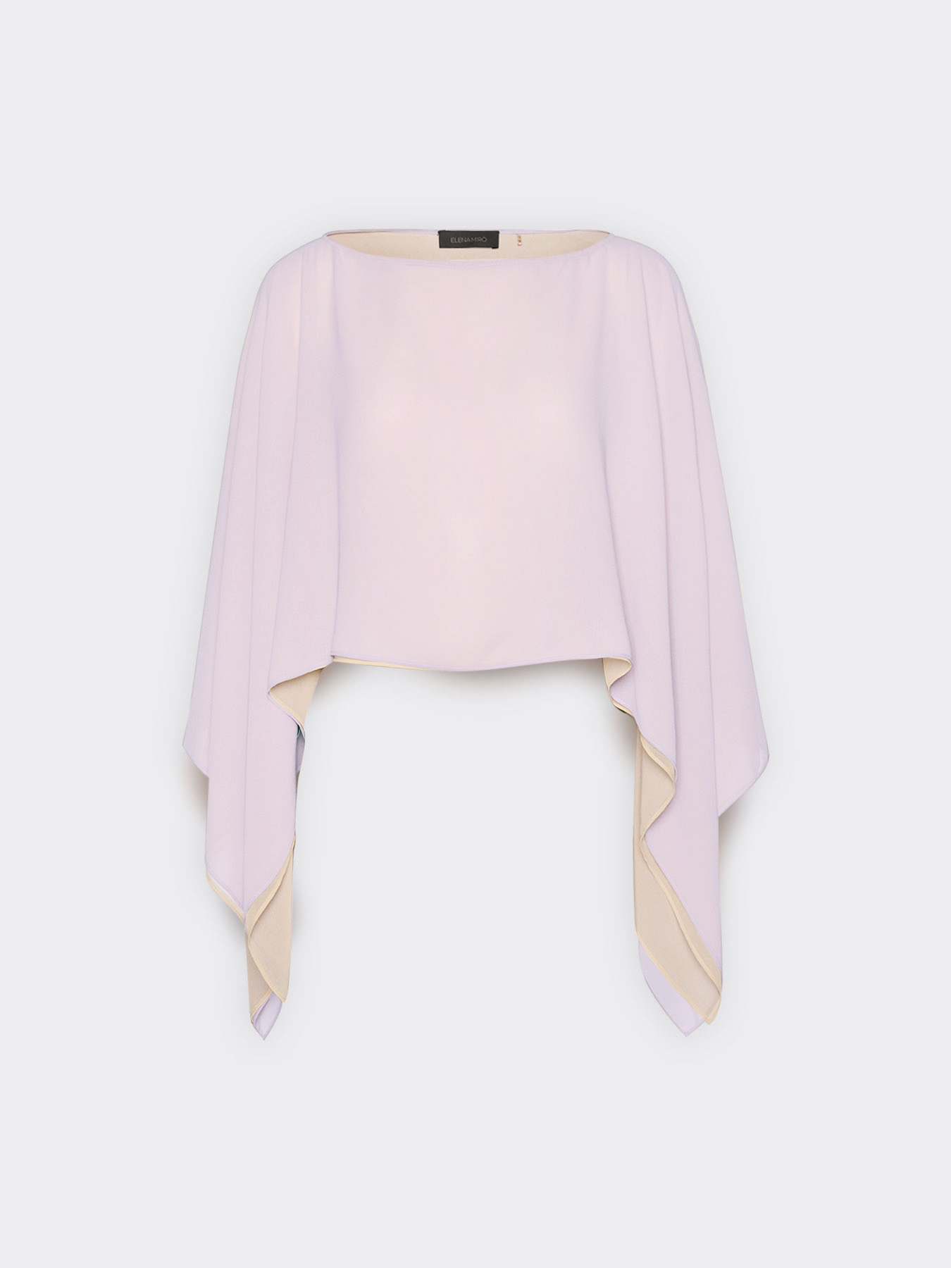 Double georgette cape