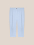 Capri trousers in stretch cotton image number 4