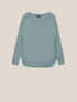 Solid colour boxy sweater image number 4
