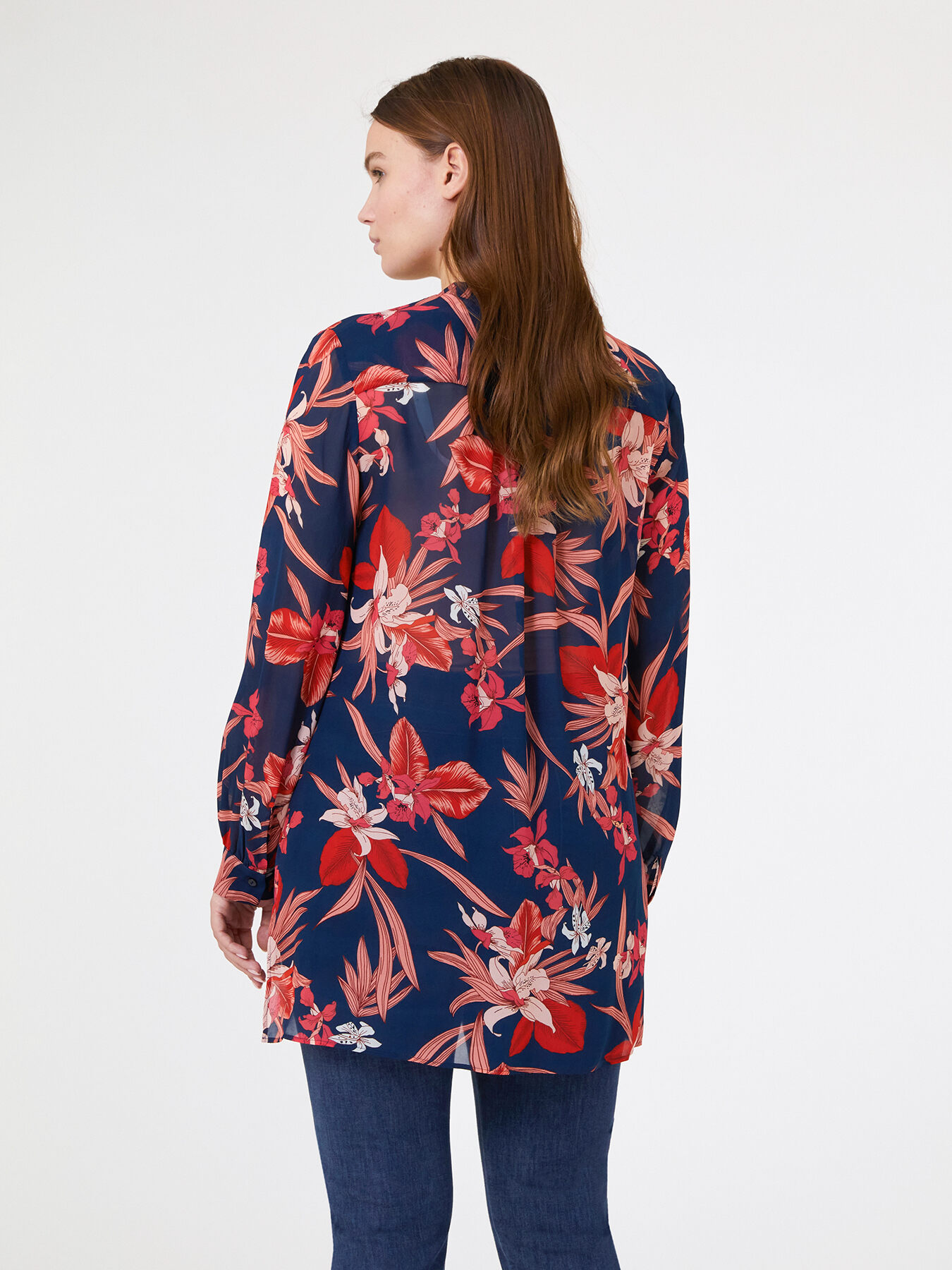 Camicia over floreale image number 1