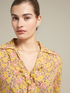 Blouse imprim&eacute;e en viscose &eacute;cologique image number 5