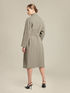 Flowing fabric trench coat image number 2