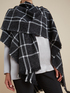 Chequered patterned cape image number 2
