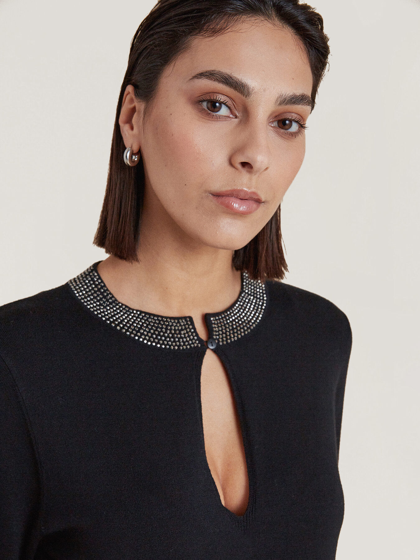 Jersey largo con aplicaciones image number 2