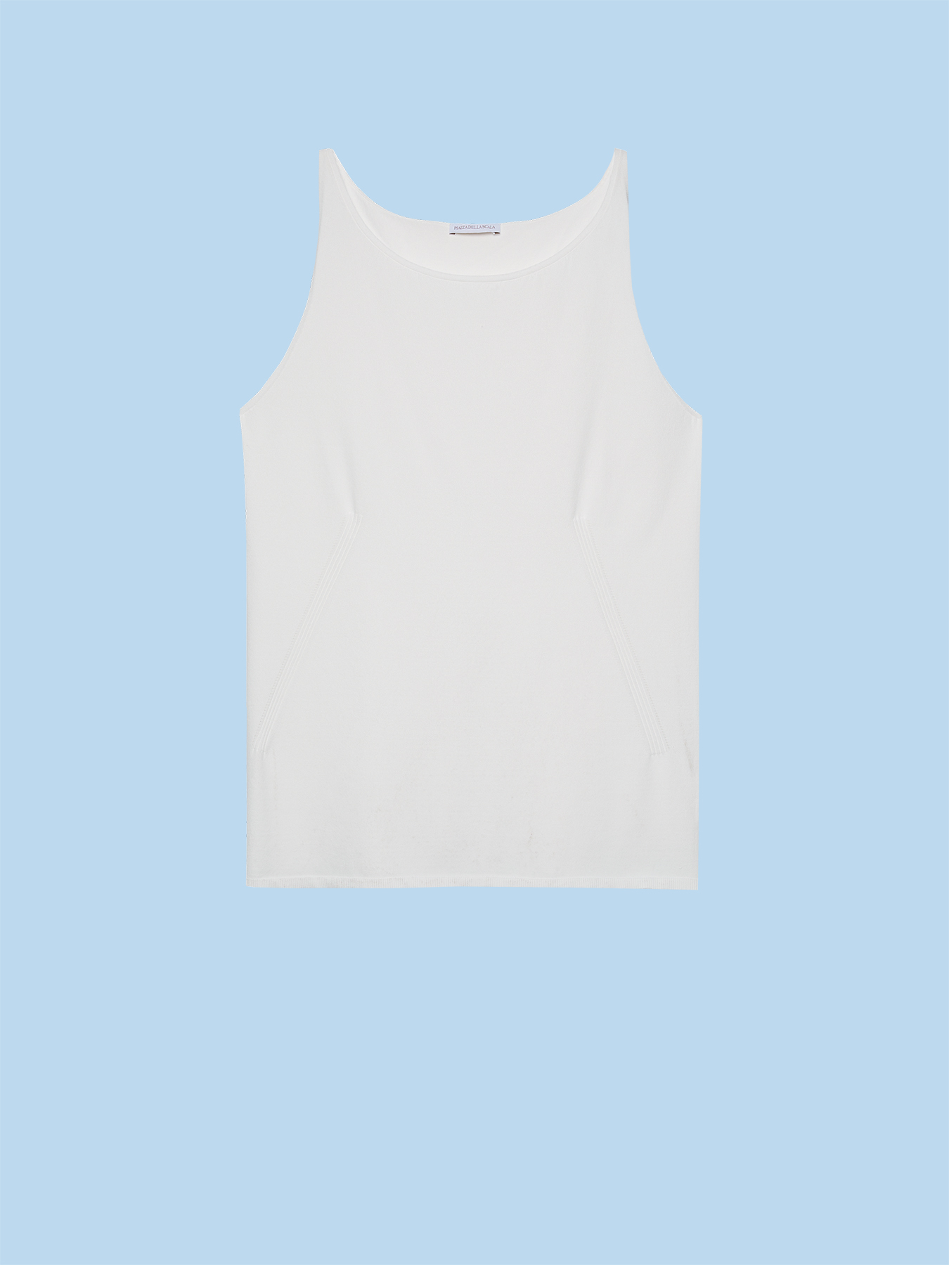 Crepe viscose tricot top image number 4