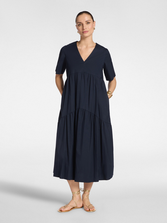 Midikleid mit Volants