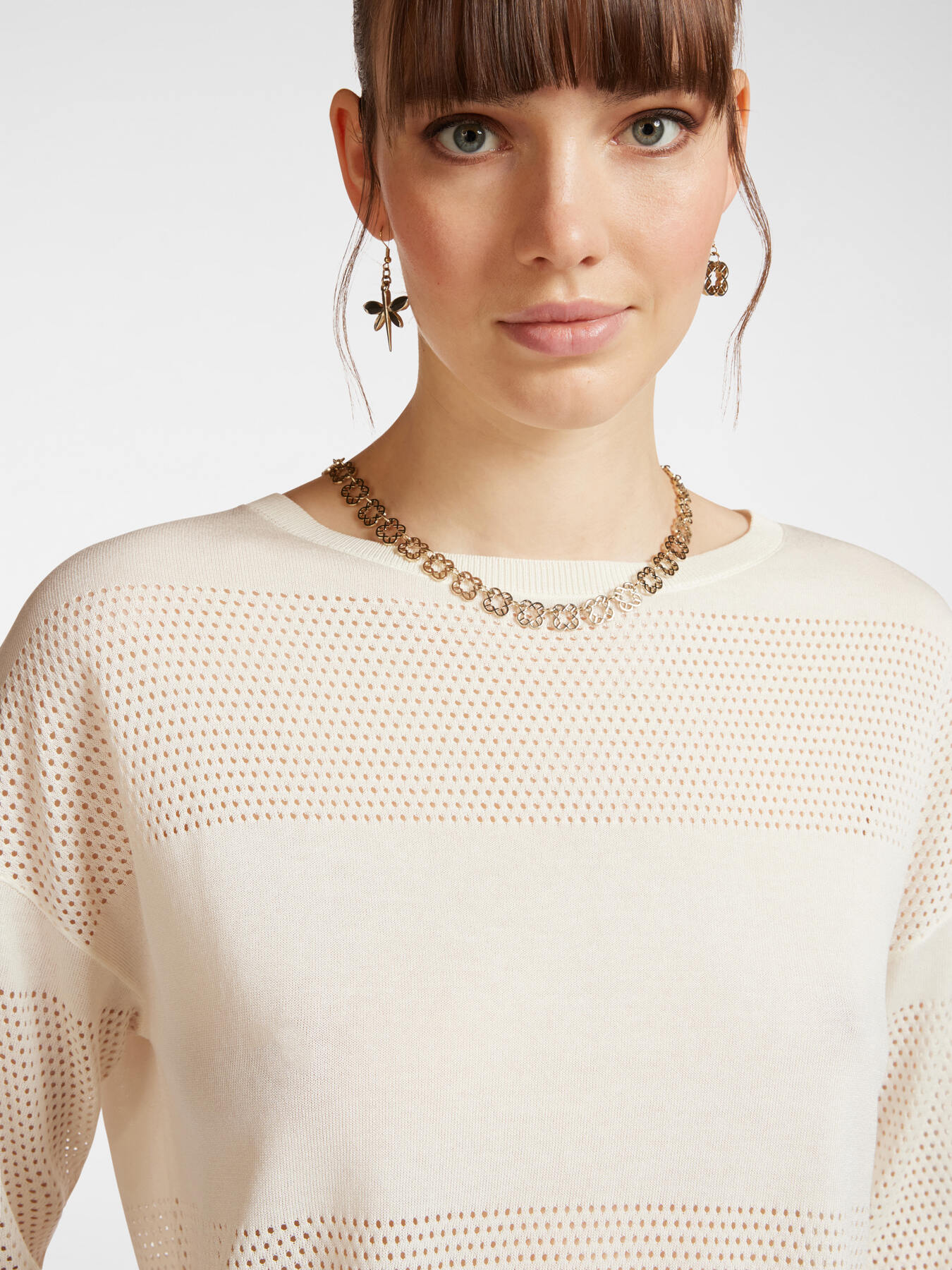 Openwork sweater image number 3