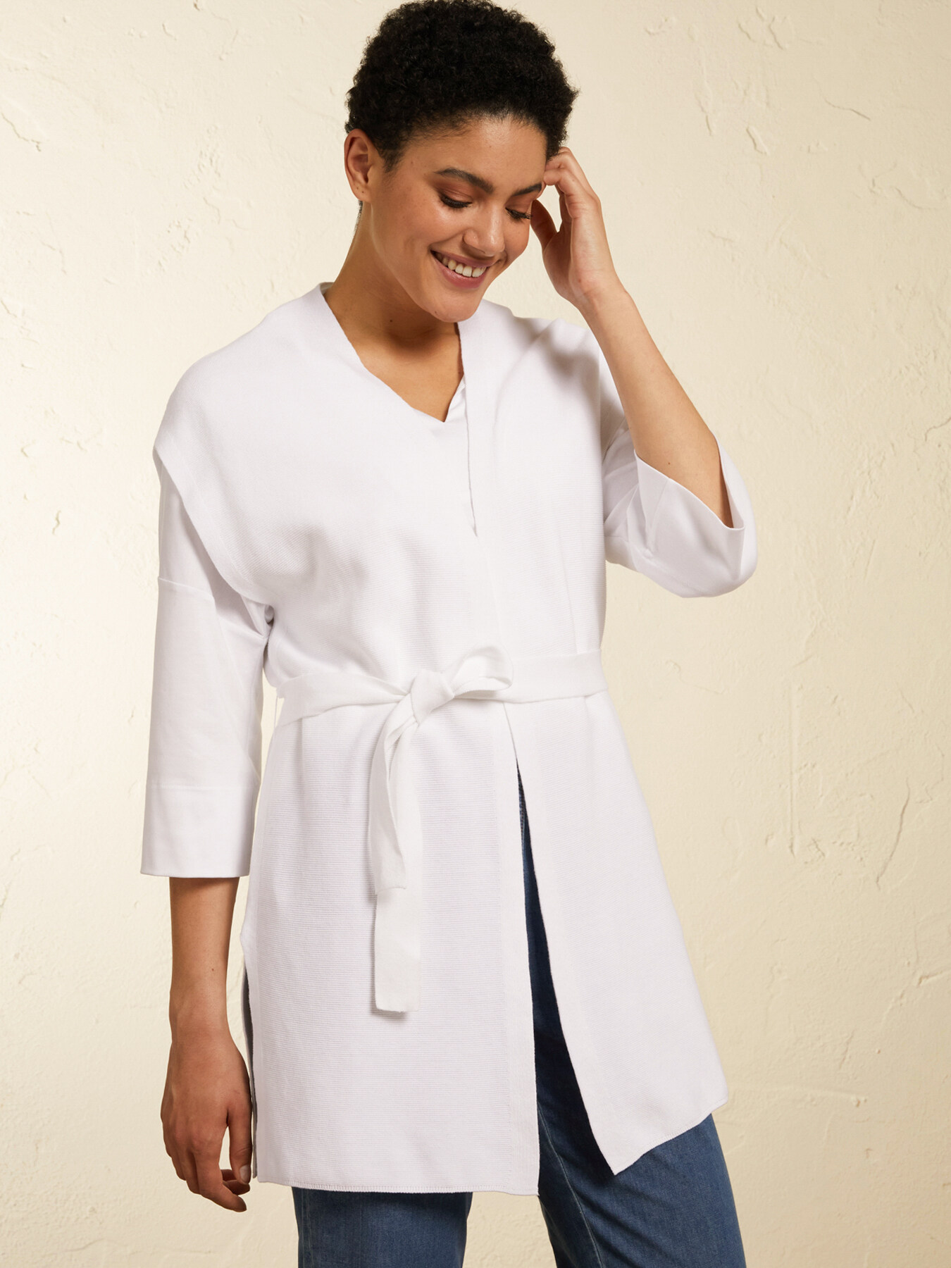 COLETE DE ALGOD&Atilde;O PURO image number 0