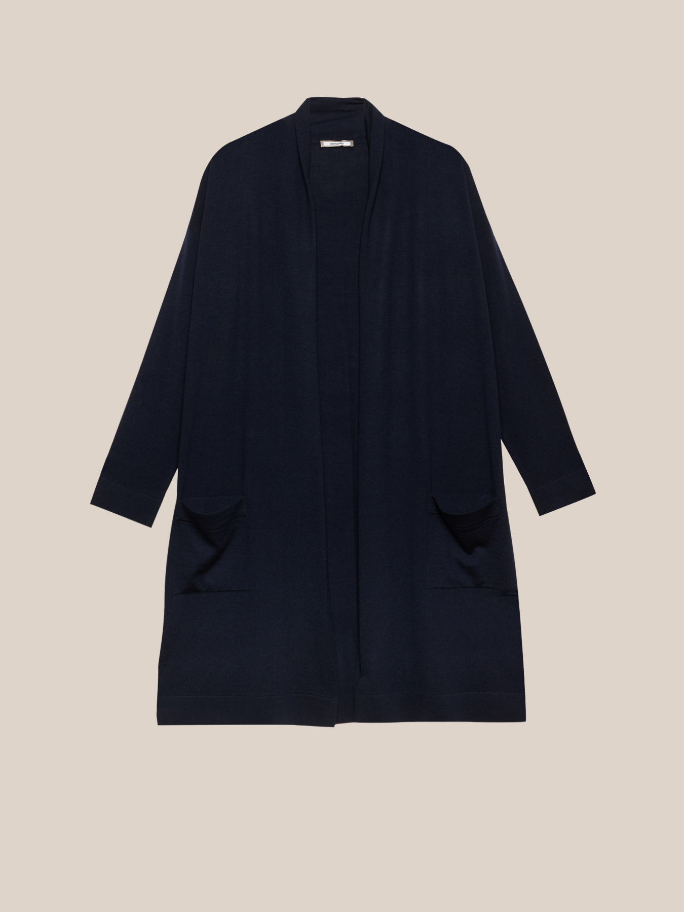 Cardigan lungo in pura lana image number 3