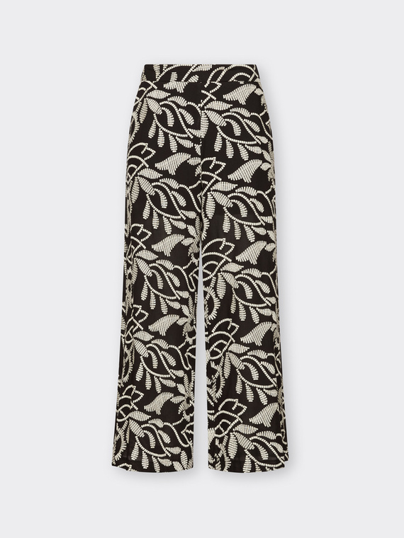 Pantalon en voile brod&eacute;