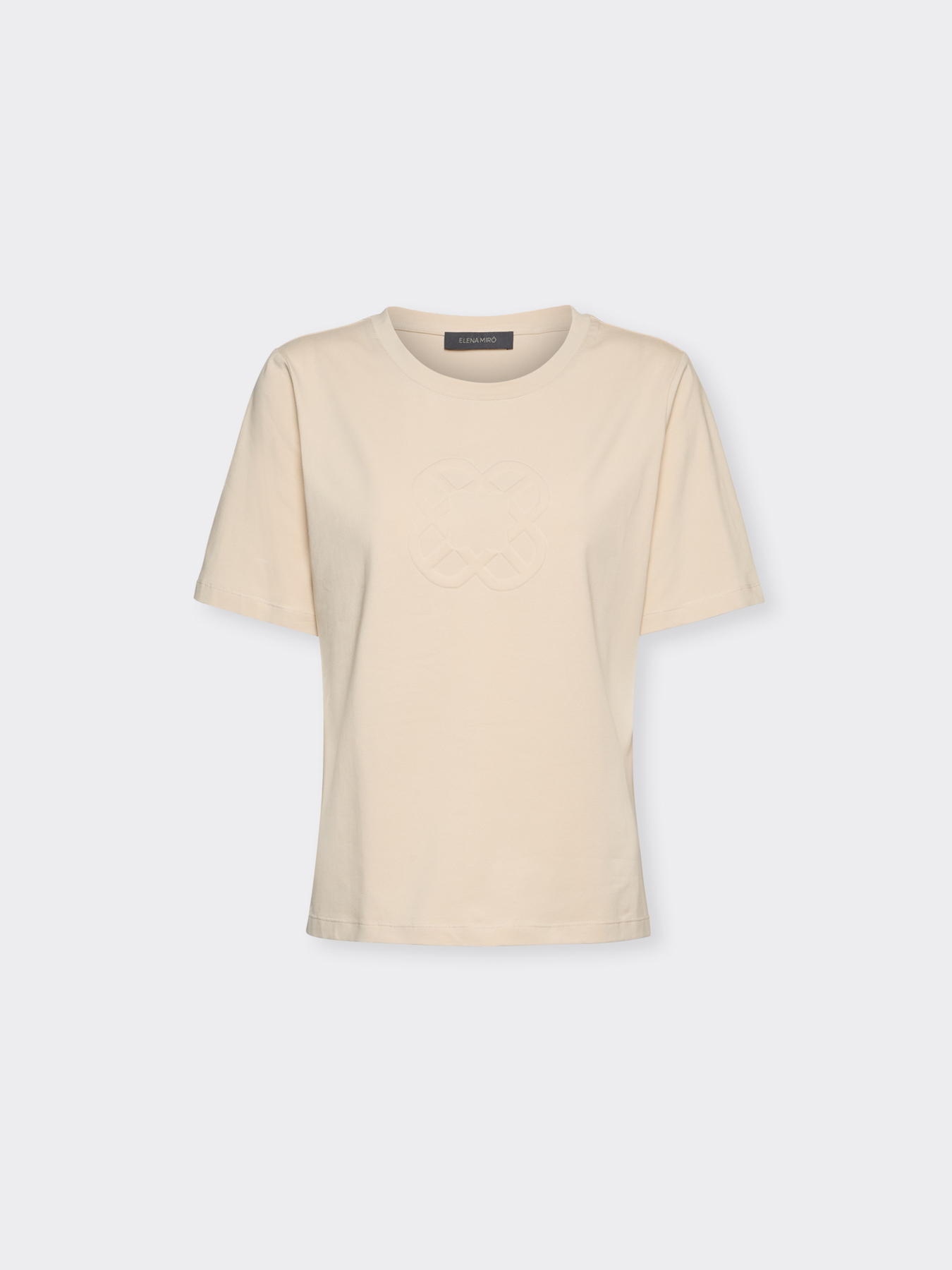T-shirt in cotone con ricamo Monogram image number 4