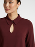 T-shirt with teardrop opening on the front image number 3