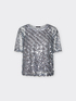 Blusa in paillettes image number 4