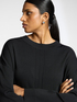 Viscose blend crew neck jumper image number 3