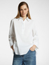 Camicia ampia in popeline image number 0