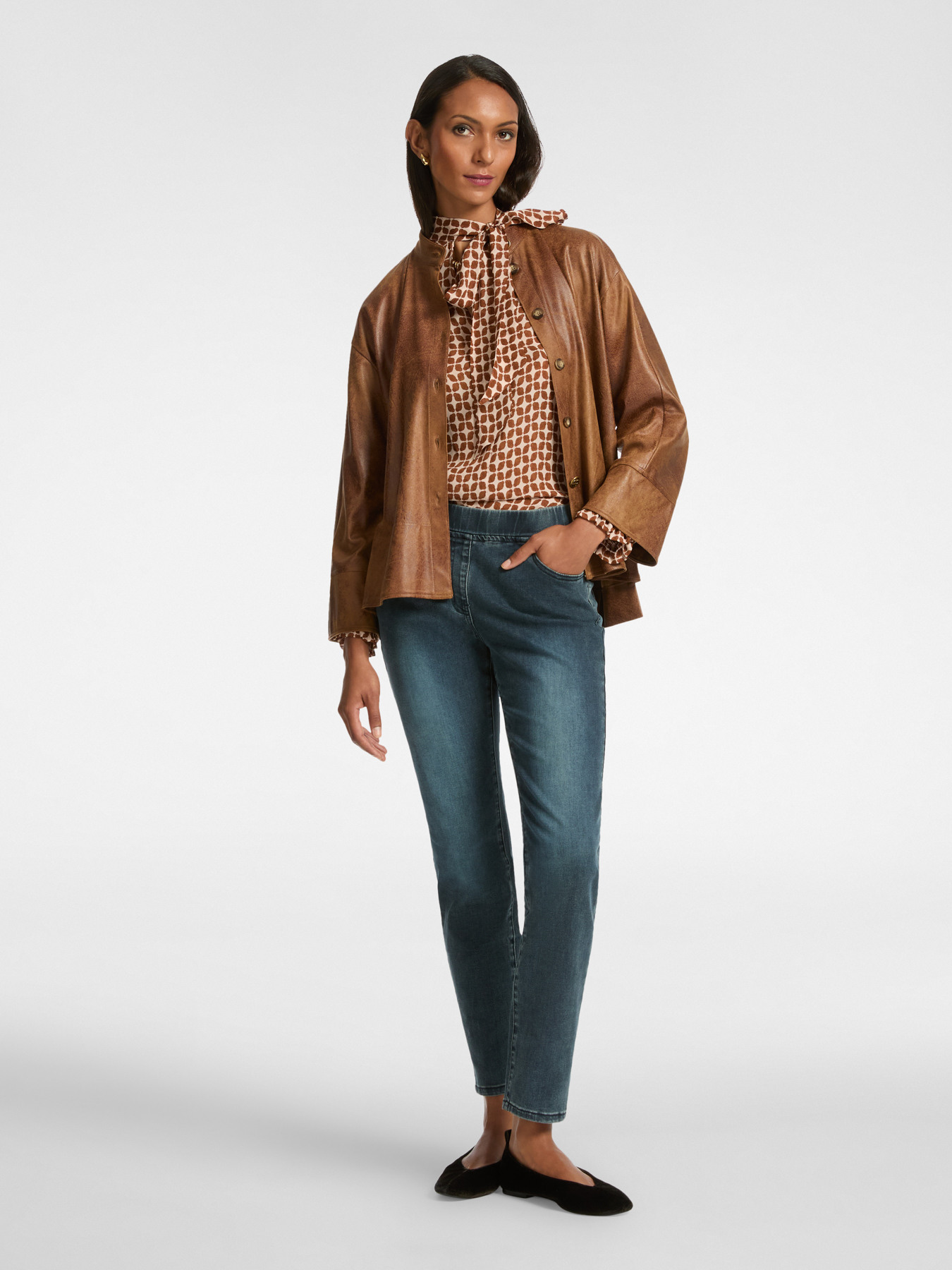 Pull-on jeggings with 5 pockets, "Pat" image number 0