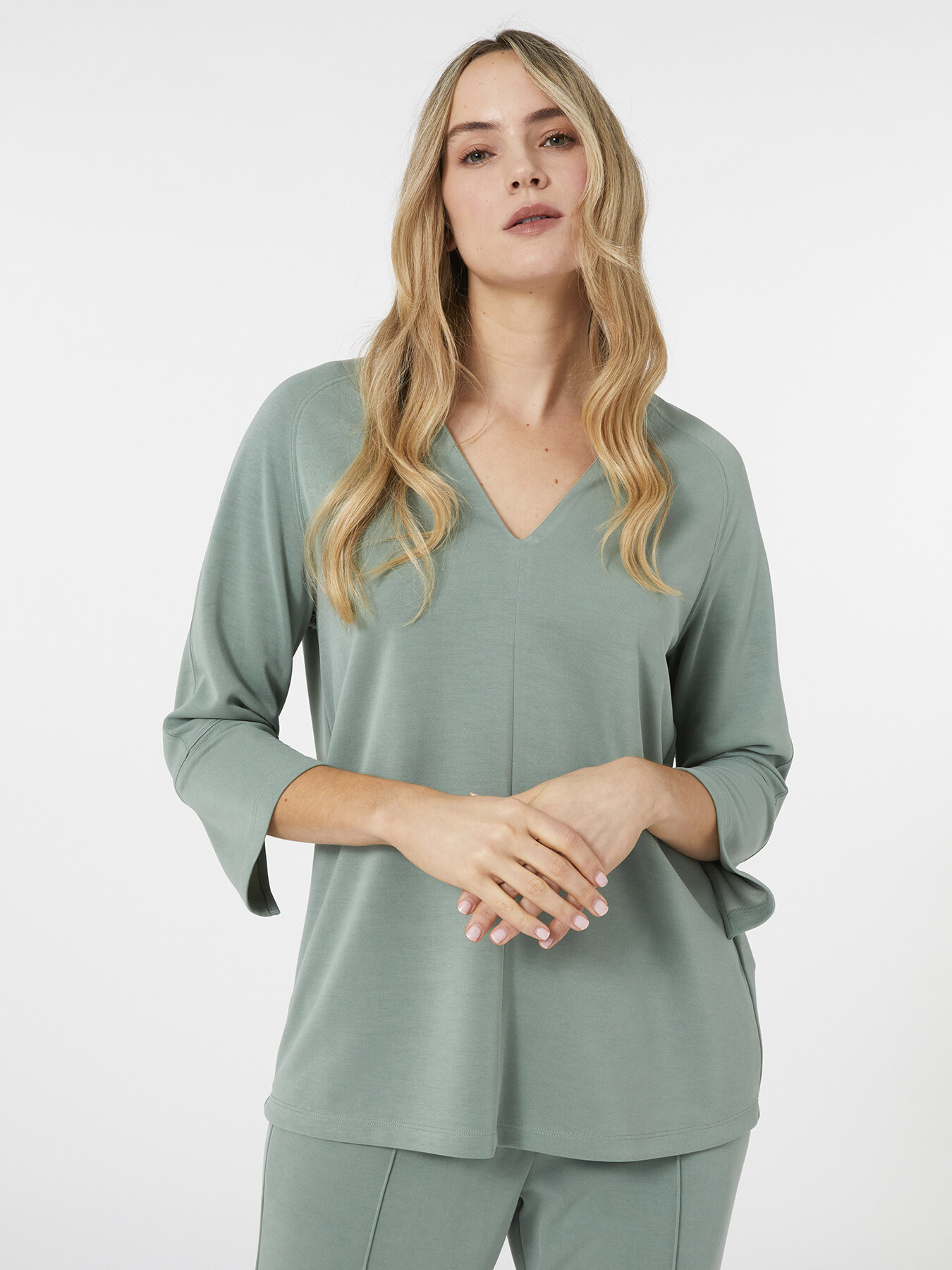 Sweat-shirt de couleur unie image number 1