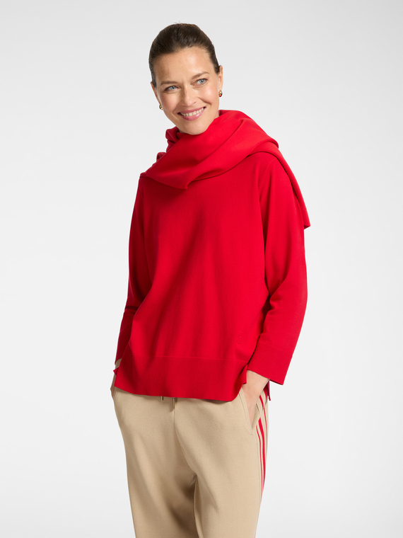 Sportlicher Rundhalspullover