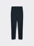 Pantaloni dritti in raso stretch image number 4