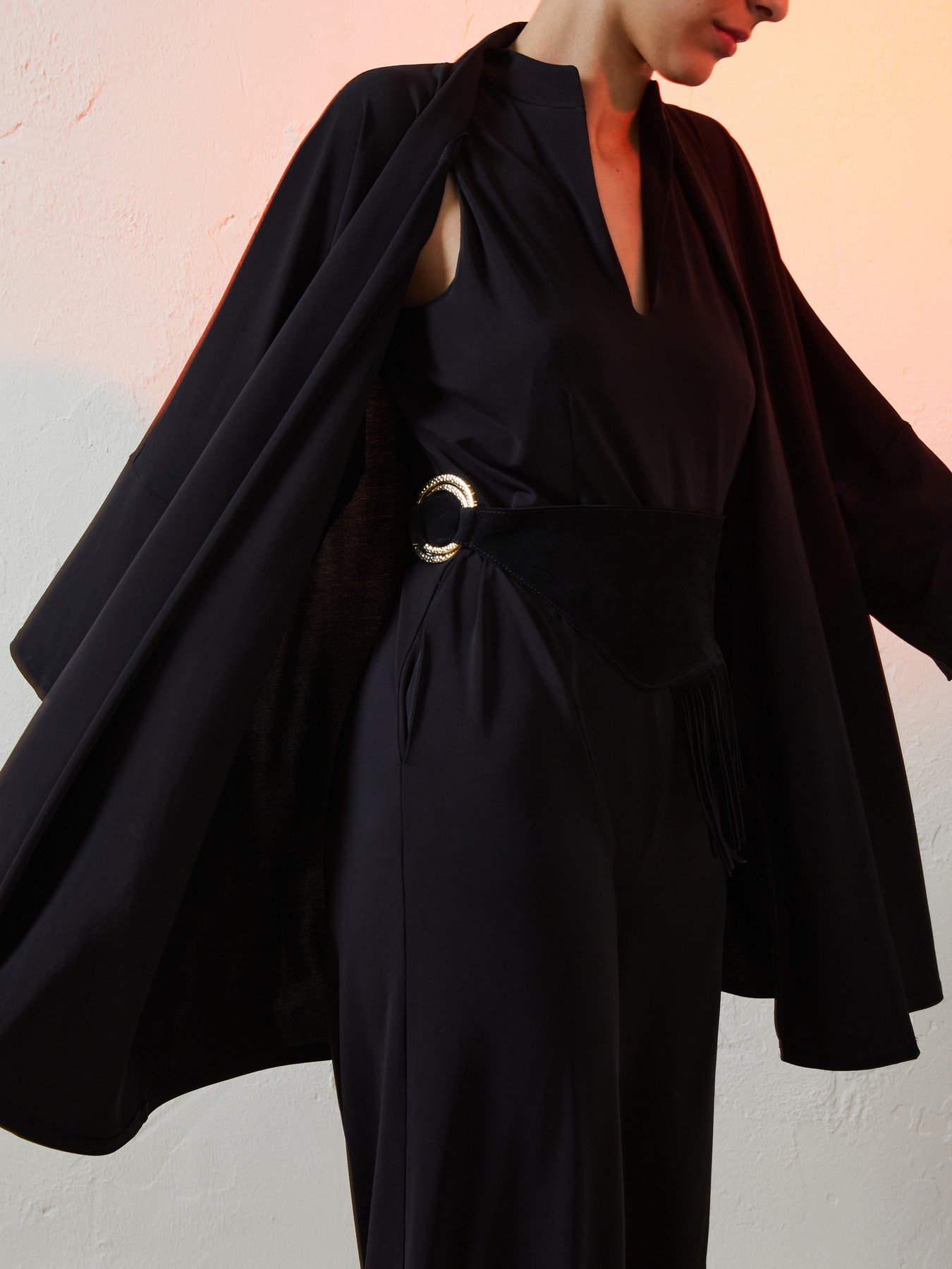 Kimono en jersey Lisa Von Tang pour Elena Miro image number 3