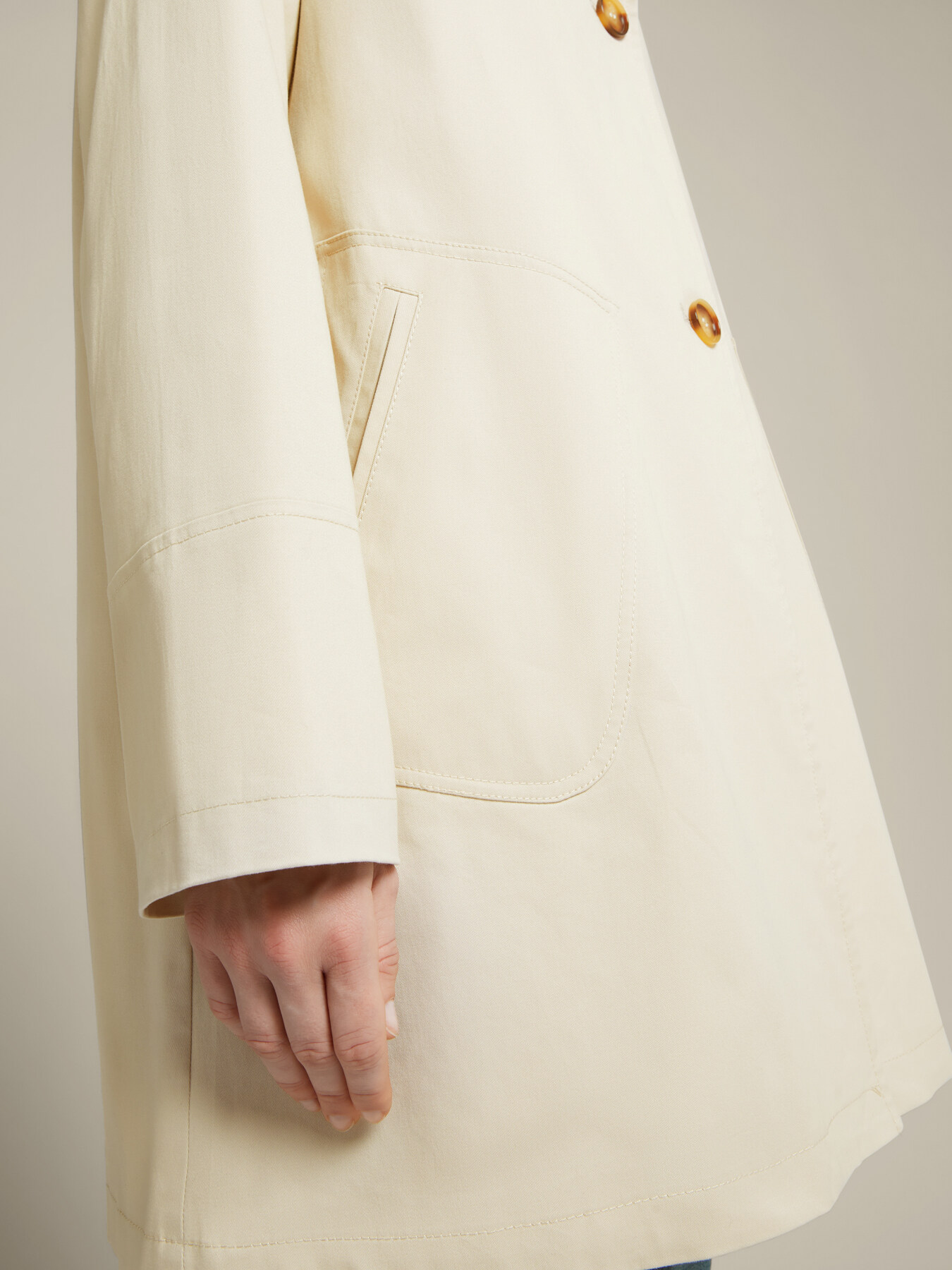 Cabanjacke aus Baumwoll-Stretch image number 3