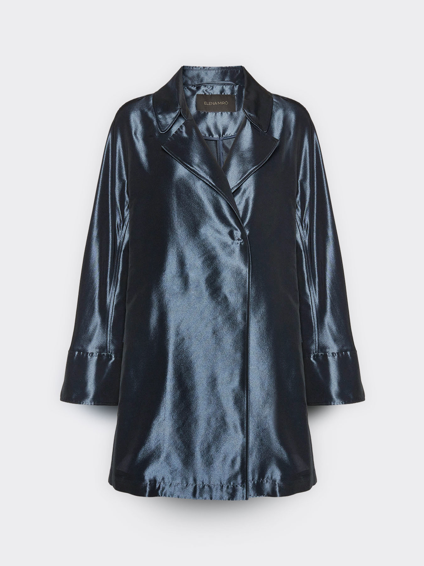 Long taffeta jacket image number 4