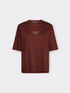 T-shirt en coton avec application libellule image number 4