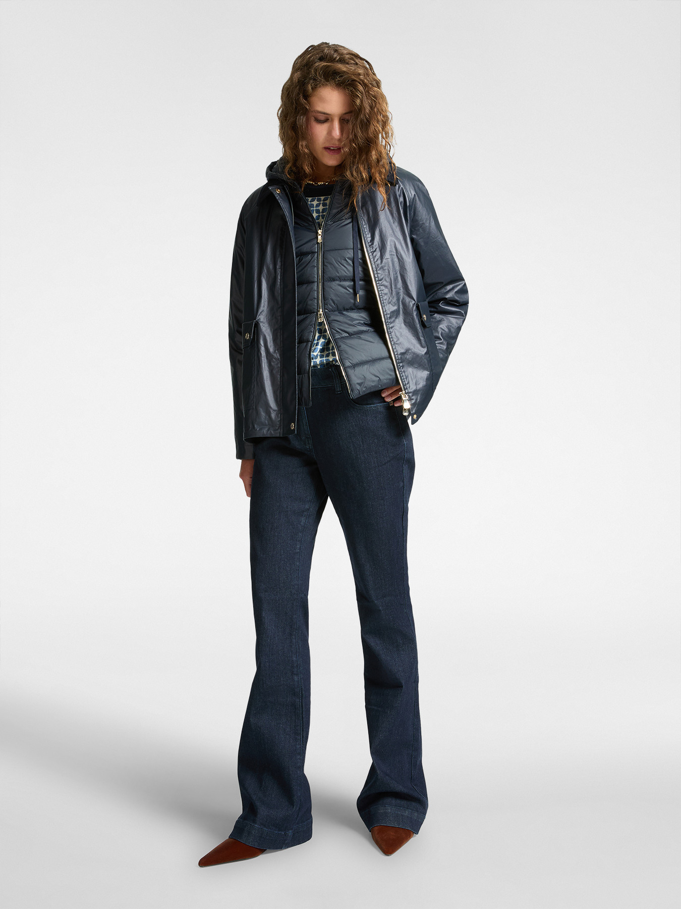 Baumwoll-Parka-Layering image number 2