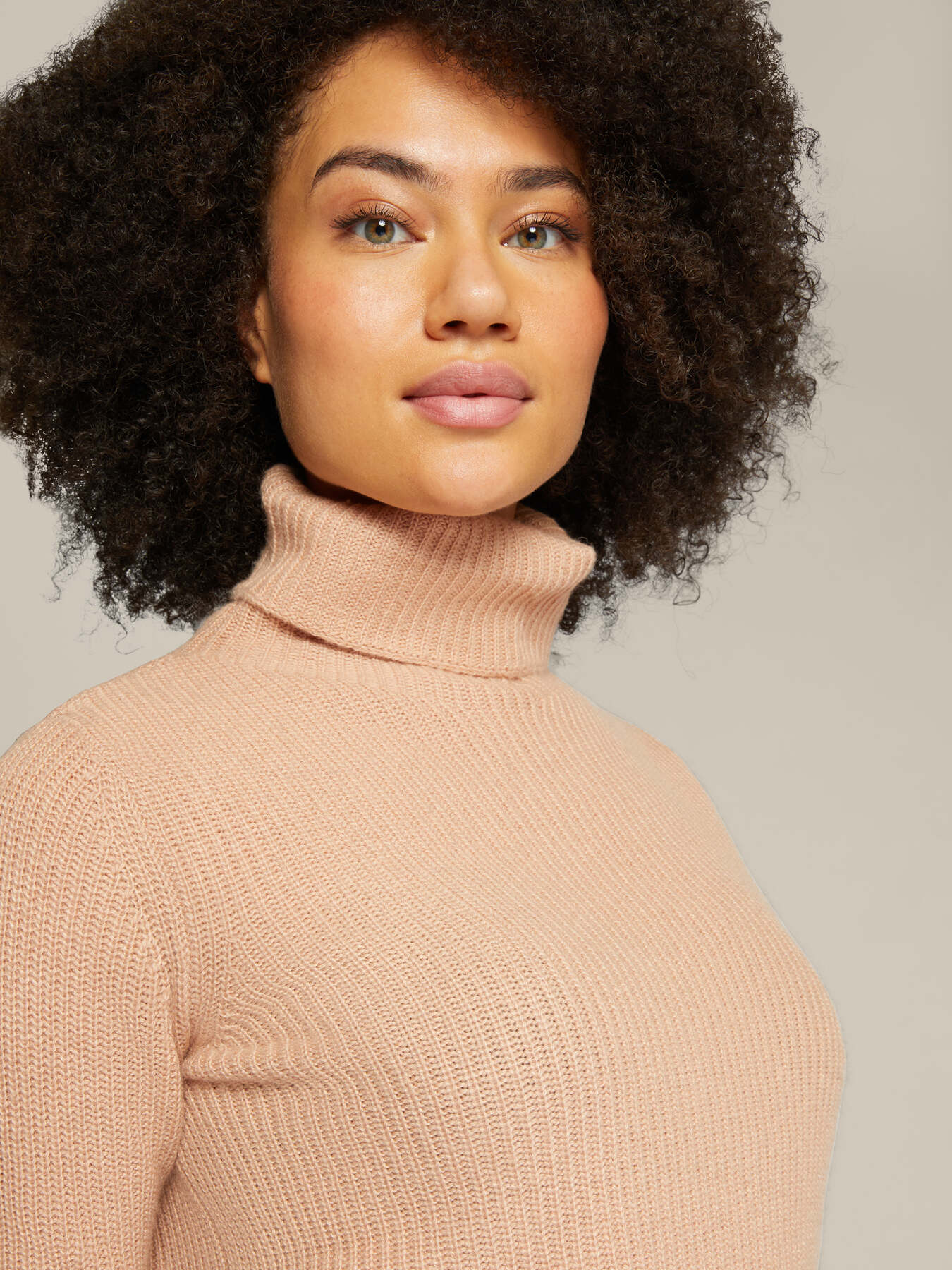 Turtleneck sweater with side buttons image number 3