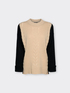 Pure wool sweater with cable knit image number 4