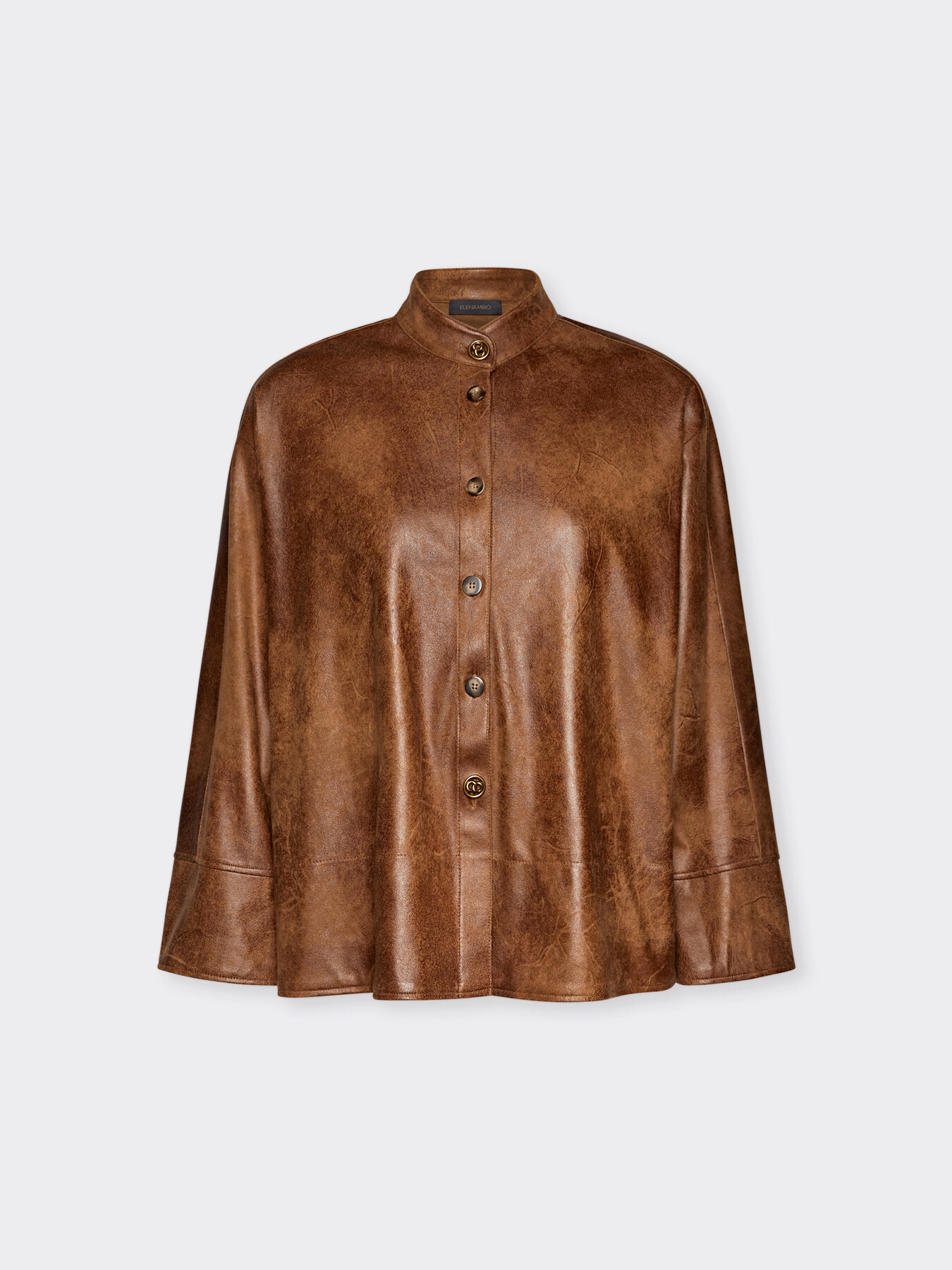 Vintage effect fabric shirt image number 4