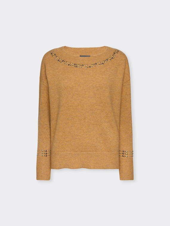 Pull en pure laine avec clous