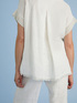 BLUSA TRICOT IN COTONE LINO image number 3
