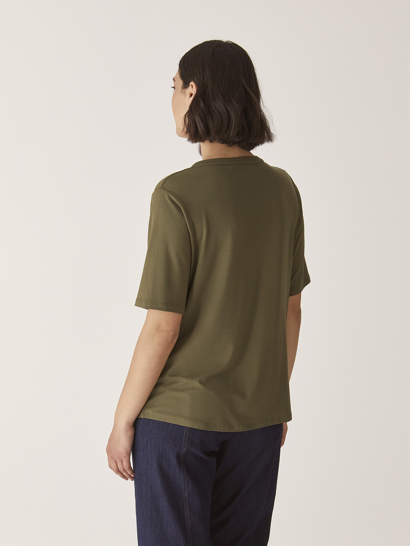 T-shirt with crystal trims image number 1