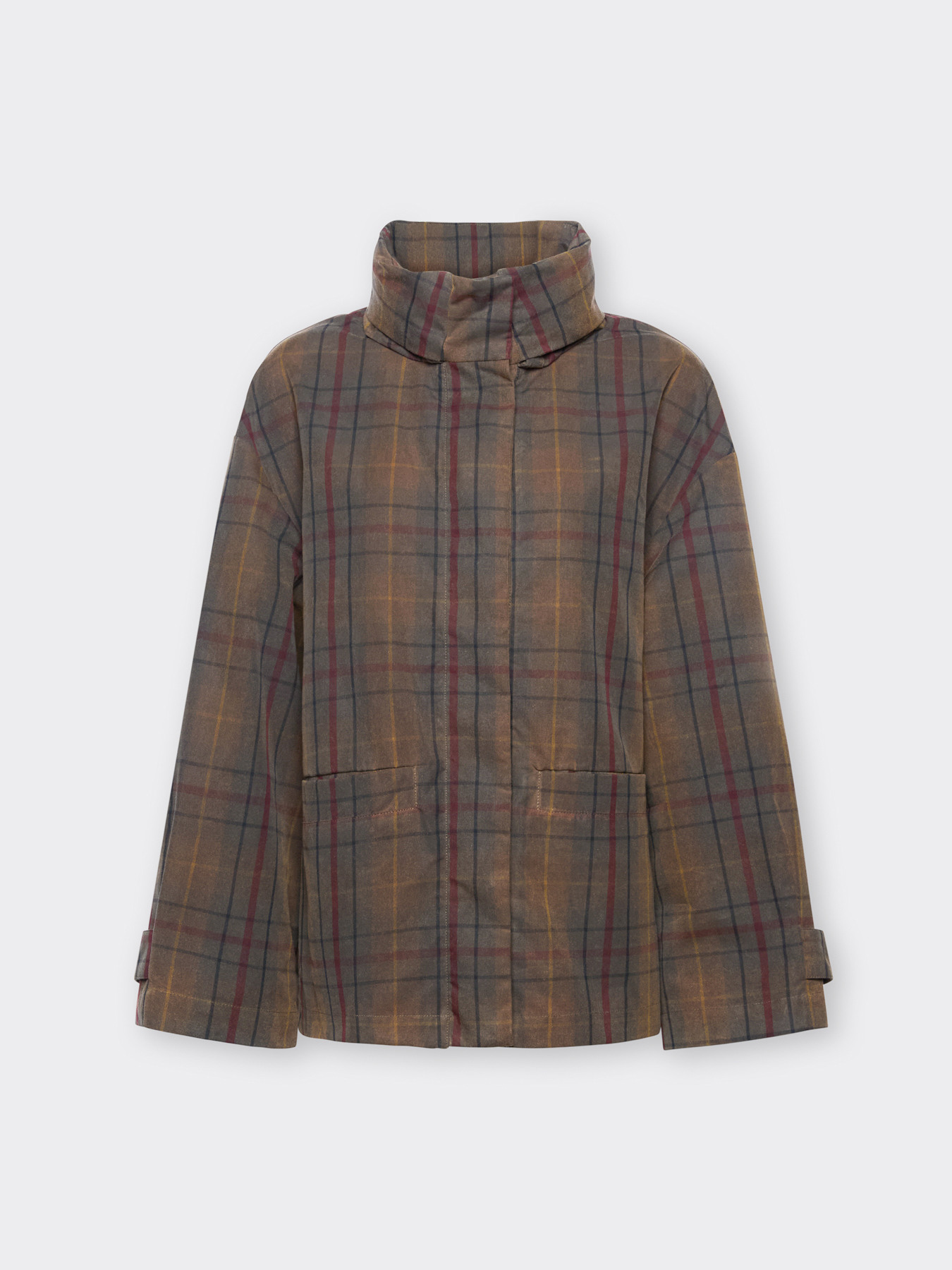 Piumino 3 in 1in cotone check image number 5