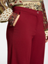 Pantaloni palazzo in cr&ecirc;pe misto cotone image number 3