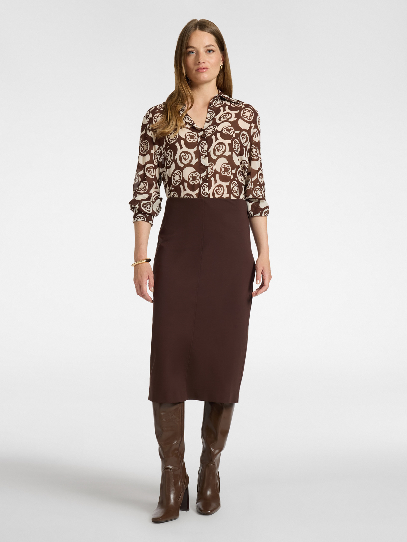 Chemise en viscose imprim&eacute;e image number 2