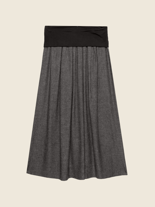 Elenamiro: Saia comprida fantasia Cinzento_1